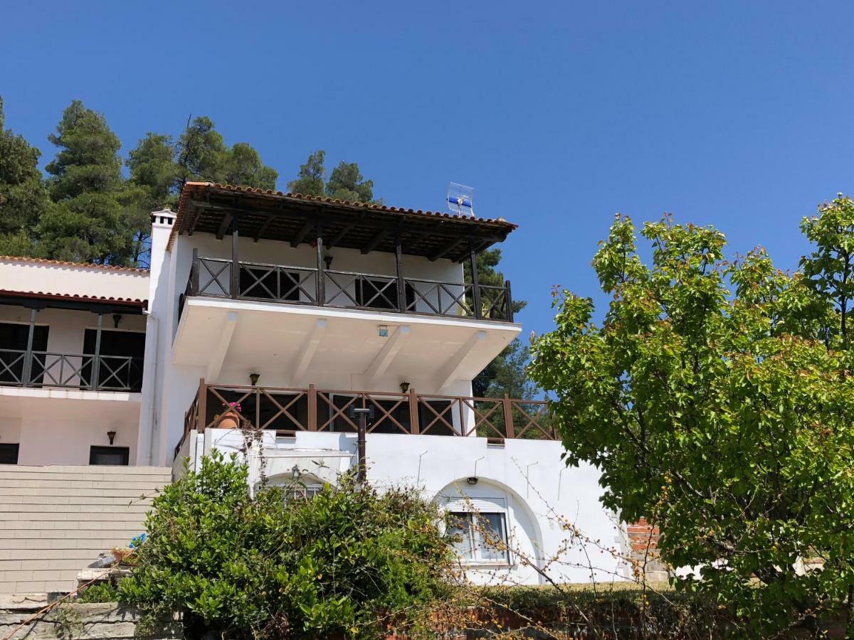 Вилла Unique Sea View House Каландра Экстерьер фото