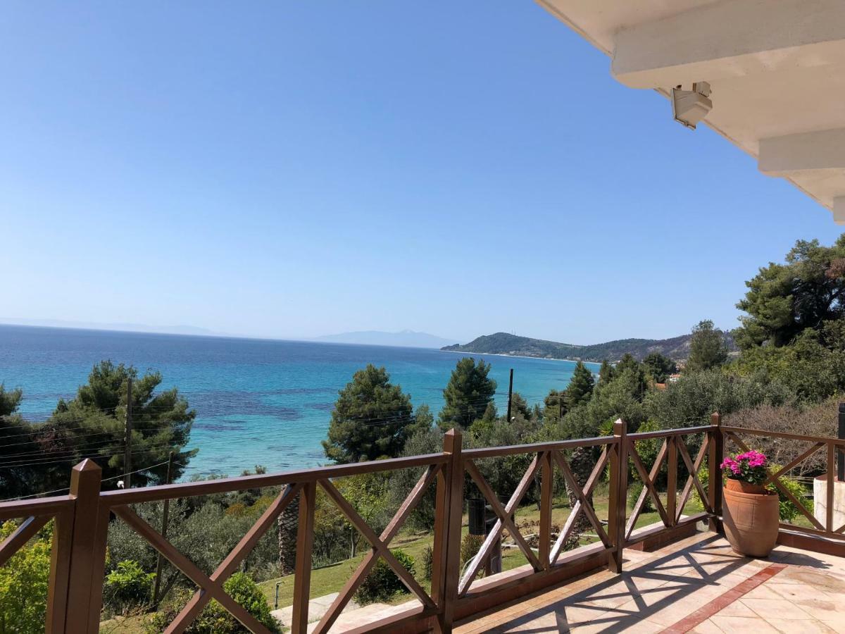Вилла Unique Sea View House Каландра Экстерьер фото